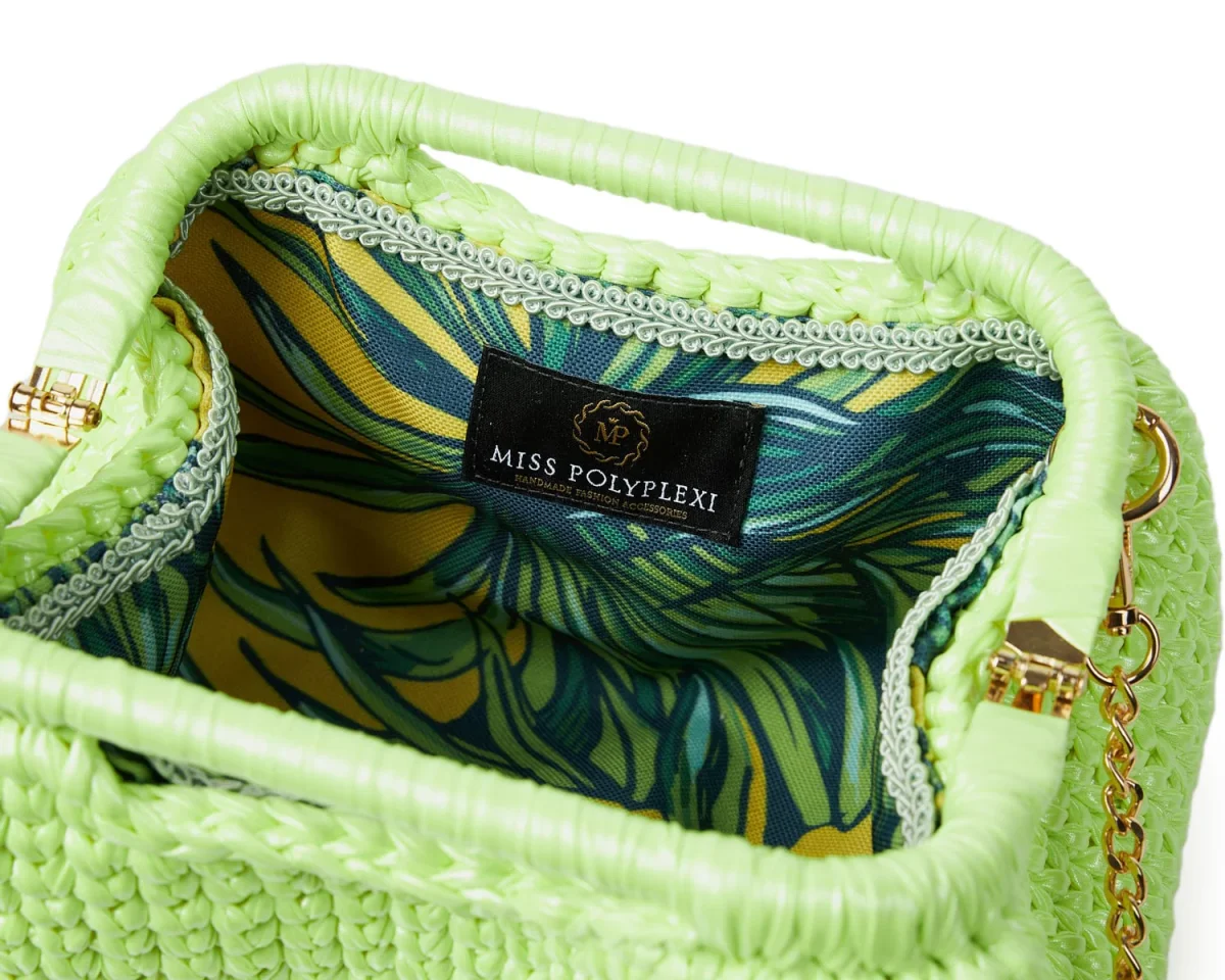 Clutch bag tracolla CARTAGENA gialla - immagine 5