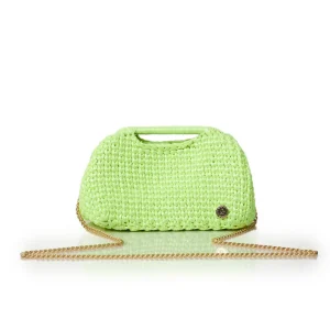 Clutch bag tracolla CARTAGENA gialla