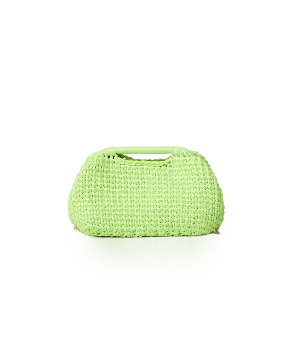 Clutch bag tracolla CARTAGENA gialla - immagine 4