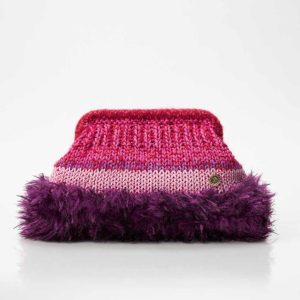 Clutch bag uncinetto ALPES Fucsia