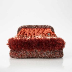 Clutch bag uncinetto ALPES Orange