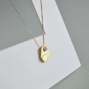 Collana con ciondolo perla SYNTHESIS