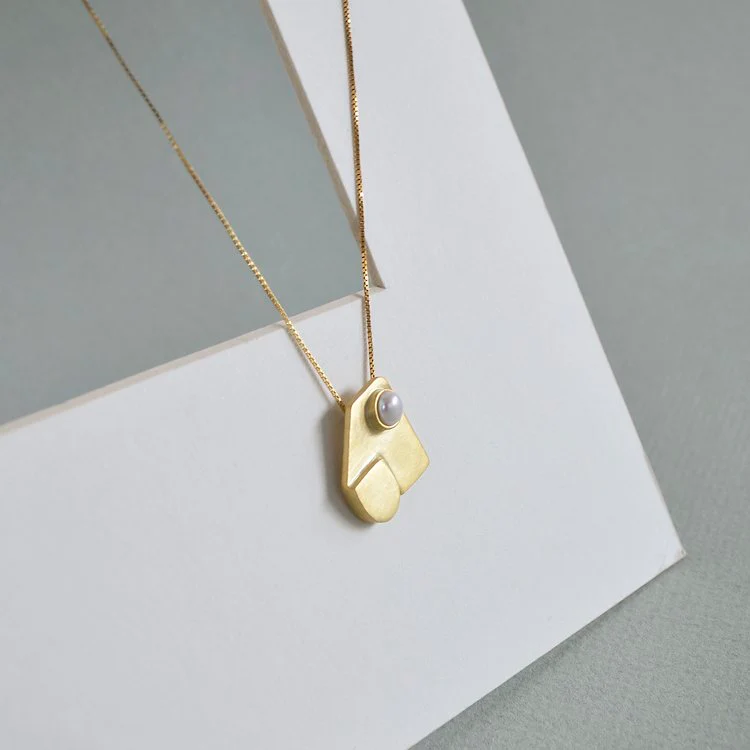 Collana con ciondolo perla SYNTHESIS