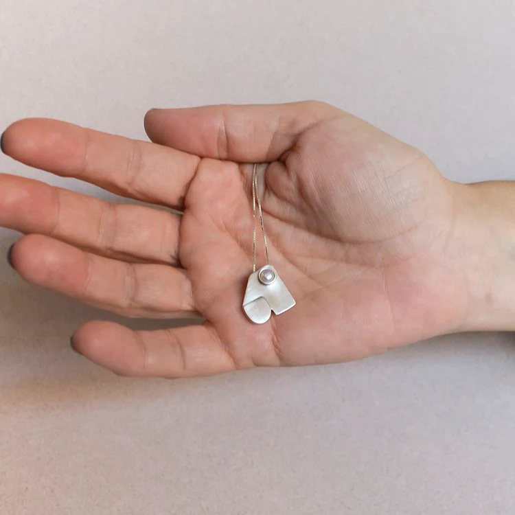 Collana con ciondolo perla SYNTHESIS - immagine 8