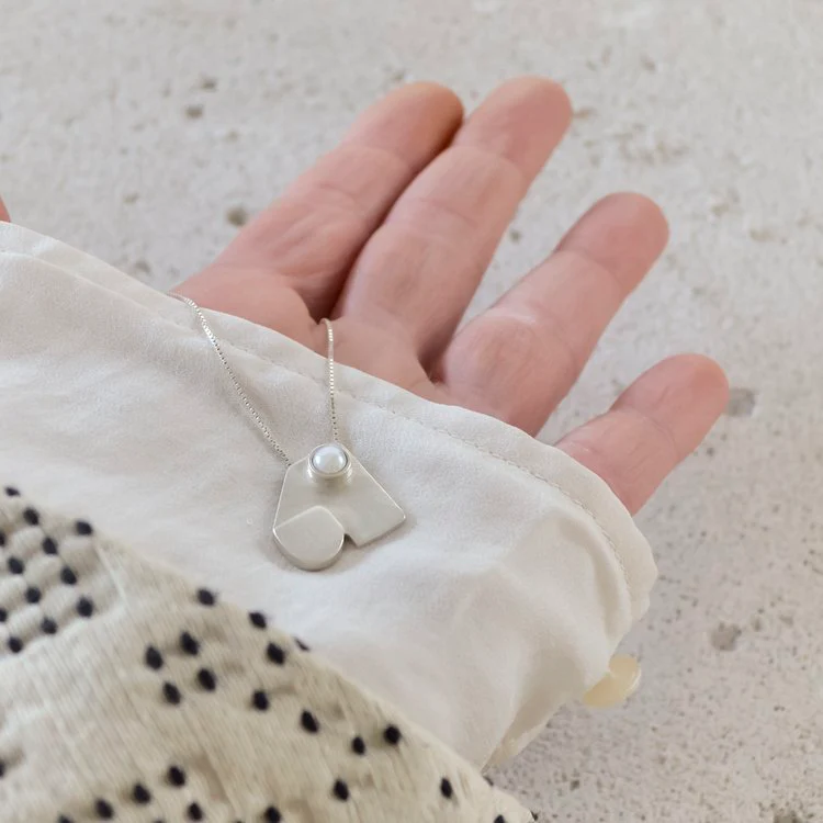 Collana con ciondolo perla SYNTHESIS - immagine 9