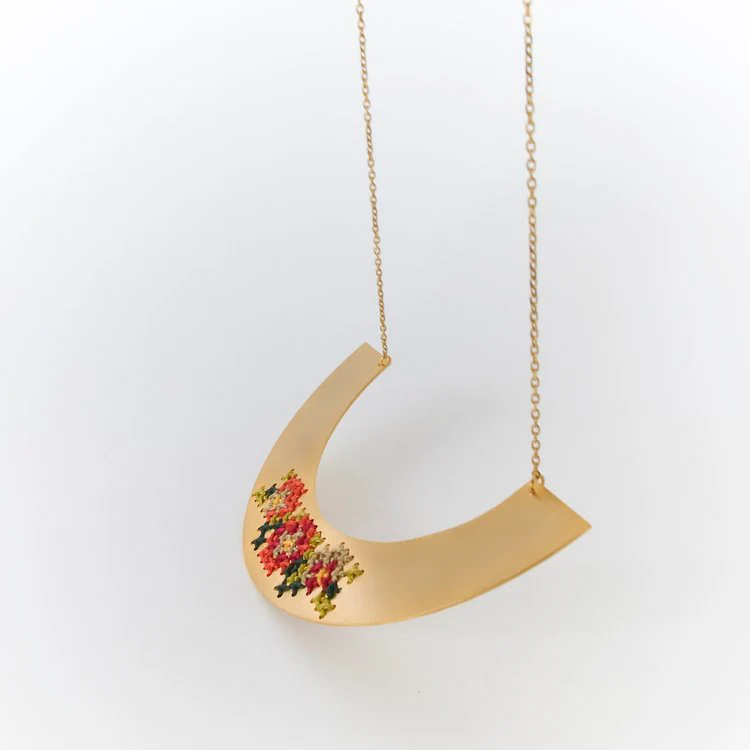 Collana rigida EMBROIDERED