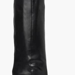 Stivale gambale ampio Angel L pelle nero