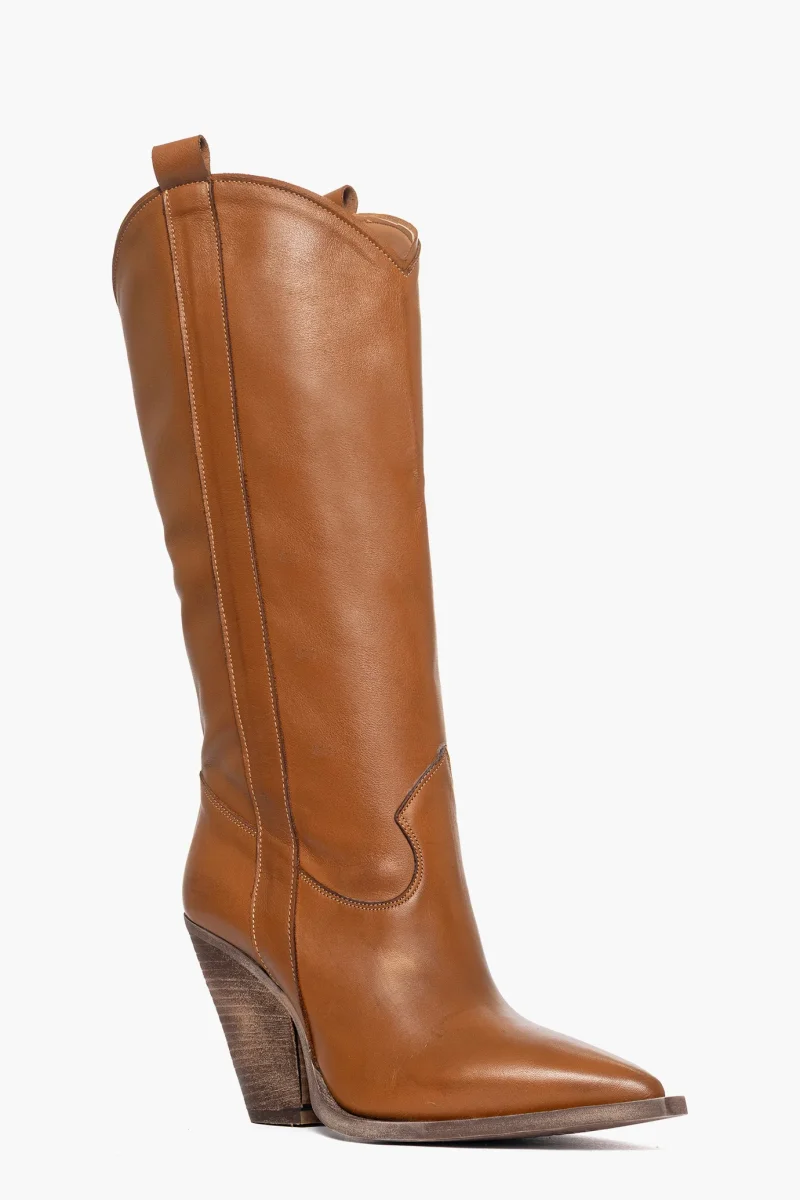 Stivali Cecilia pelle cuoio - immagine 3