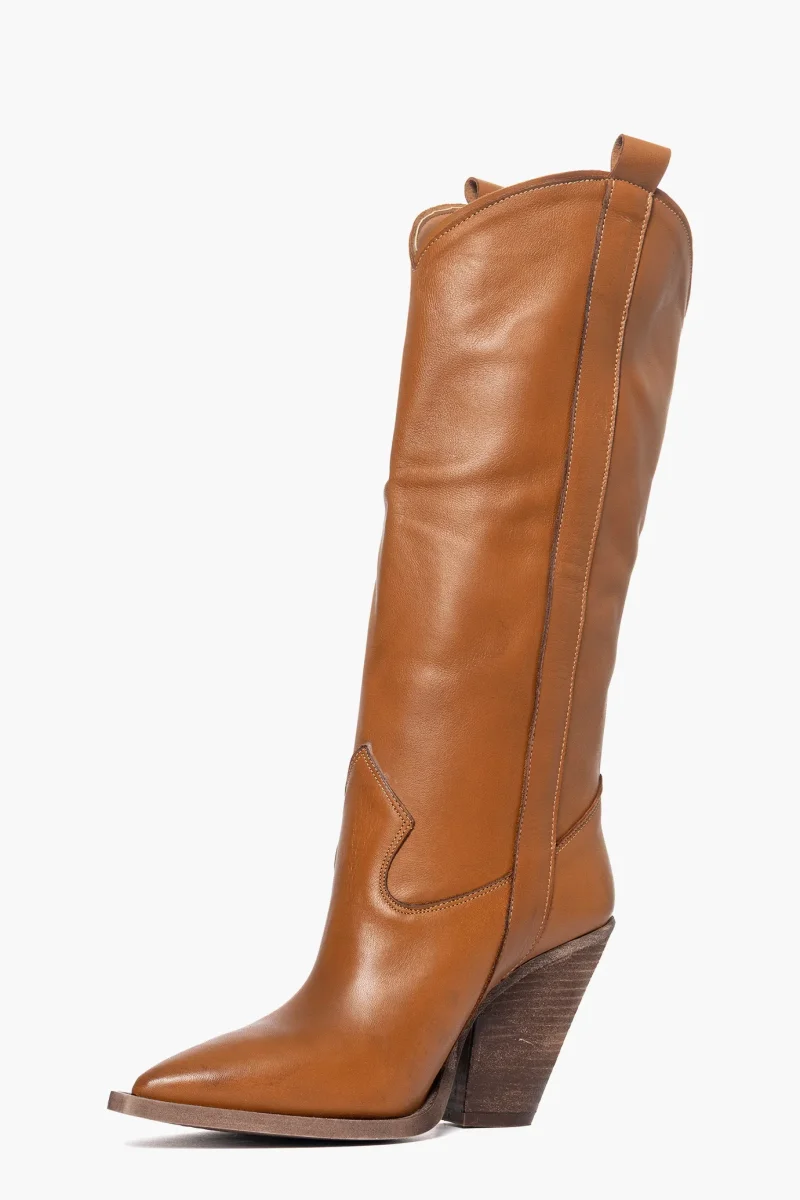 Stivali Cecilia pelle cuoio - immagine 4