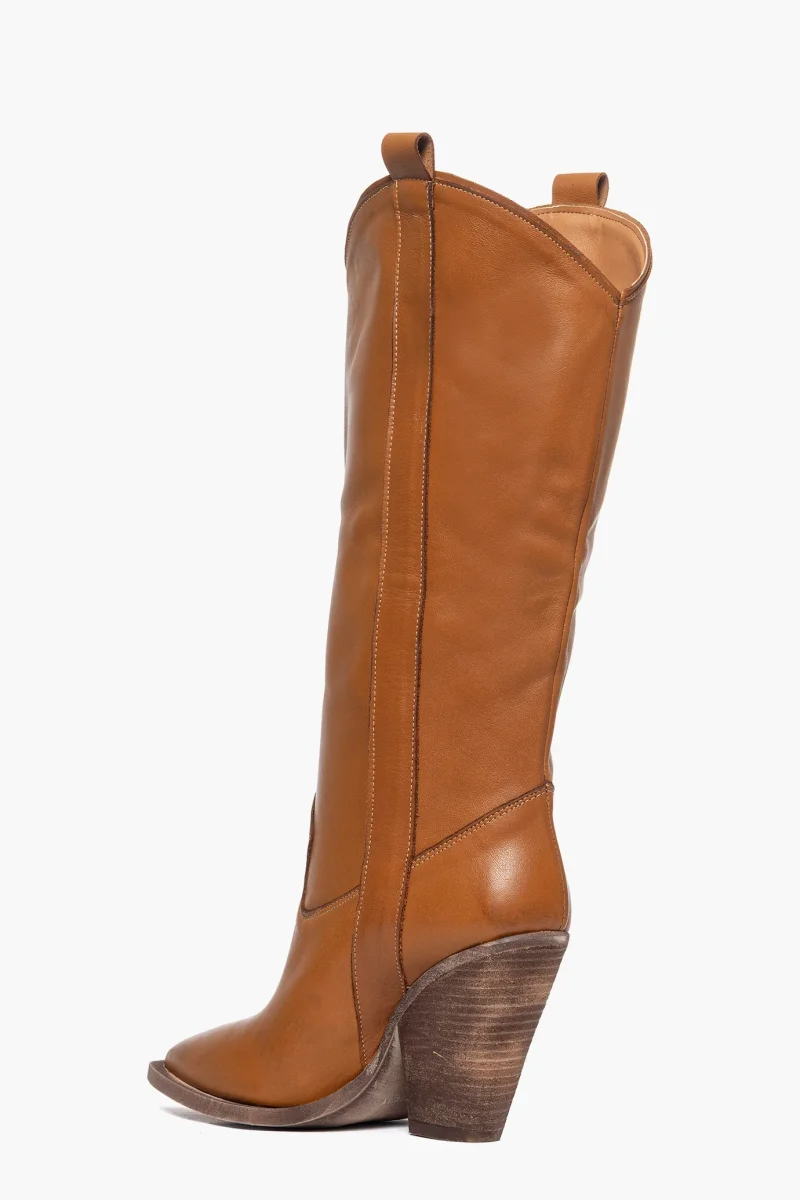 Stivali Cecilia pelle cuoio - immagine 5