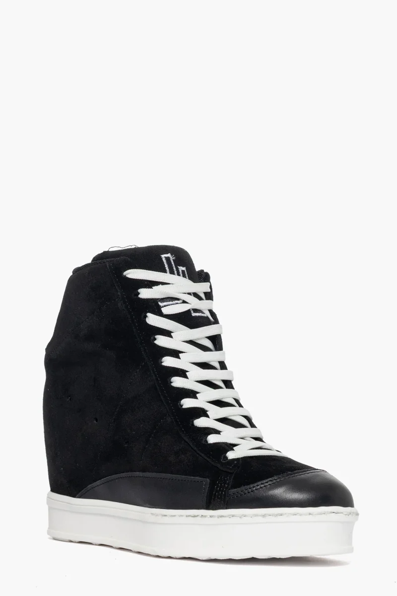 Sneakers camoscio nero e pelle Uppside 2 - immagine 3