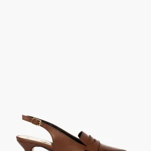 Décolleté 2531 pelle marrone