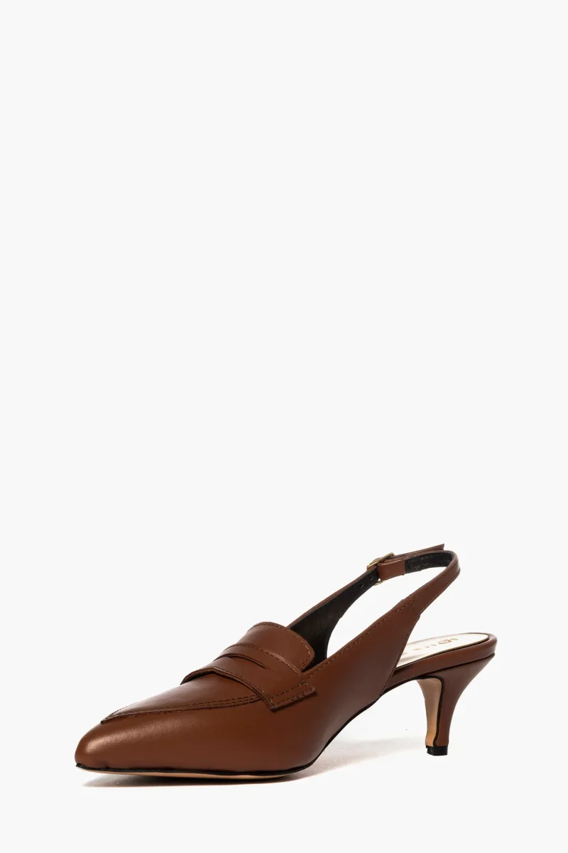 Décolleté 2531 pelle marrone - immagine 4