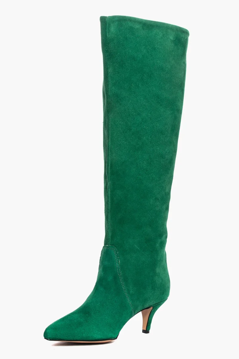 Stivali Agua camoscio verde prato - immagine 4