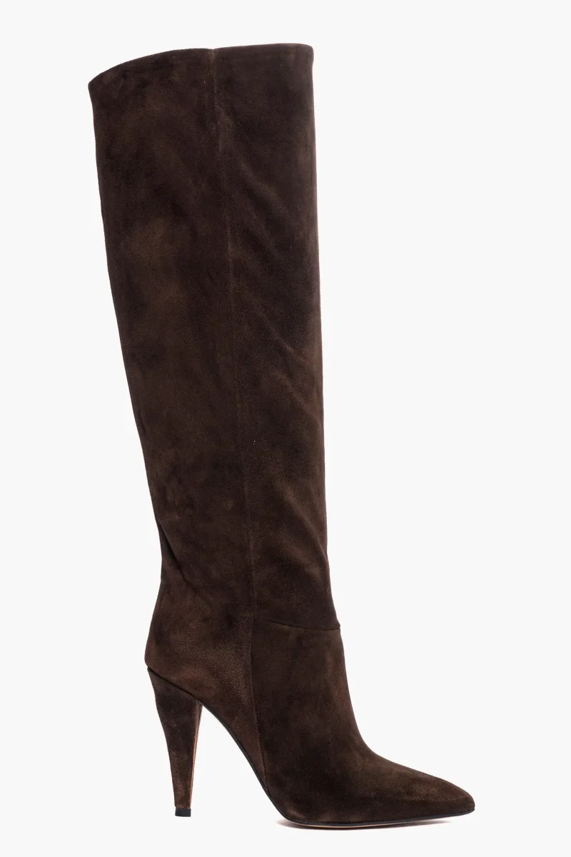 Stivali Lorena 11 camoscio cioccolato