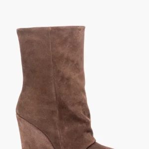 Stivaletti Florida camoscio cioccolato