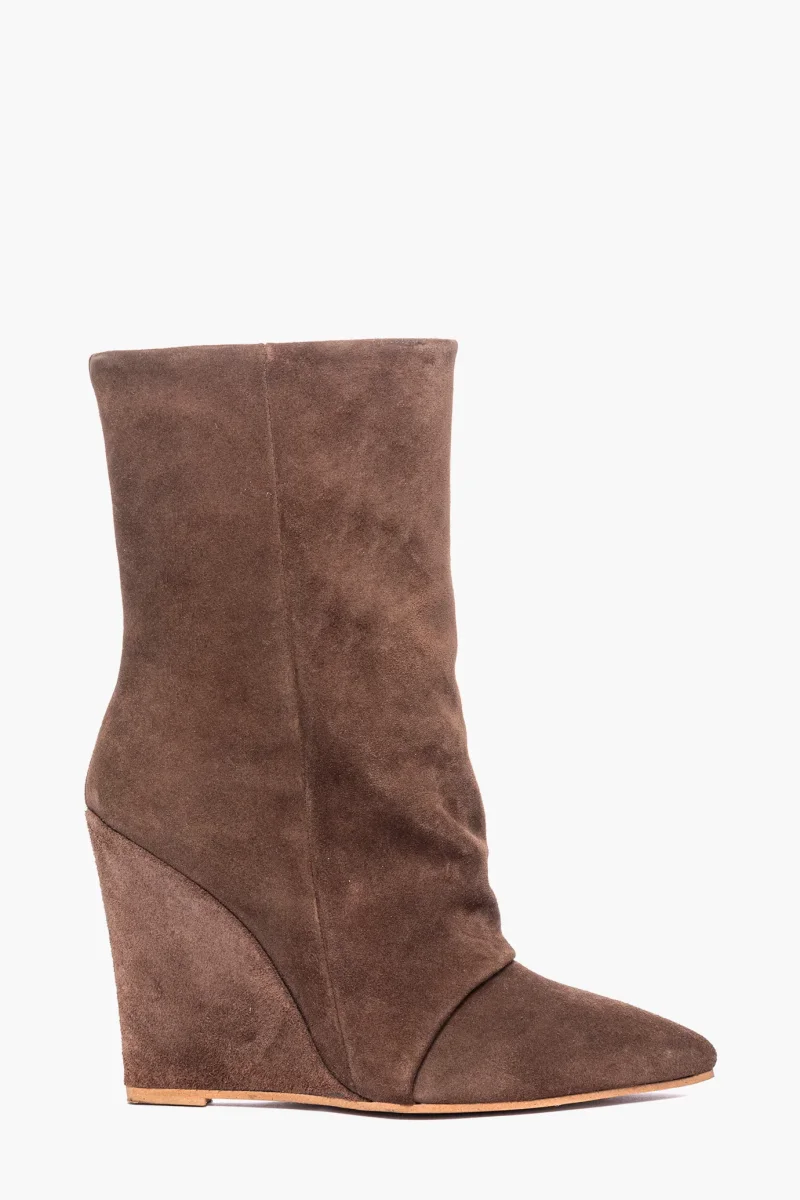 Stivaletti Florida camoscio cioccolato