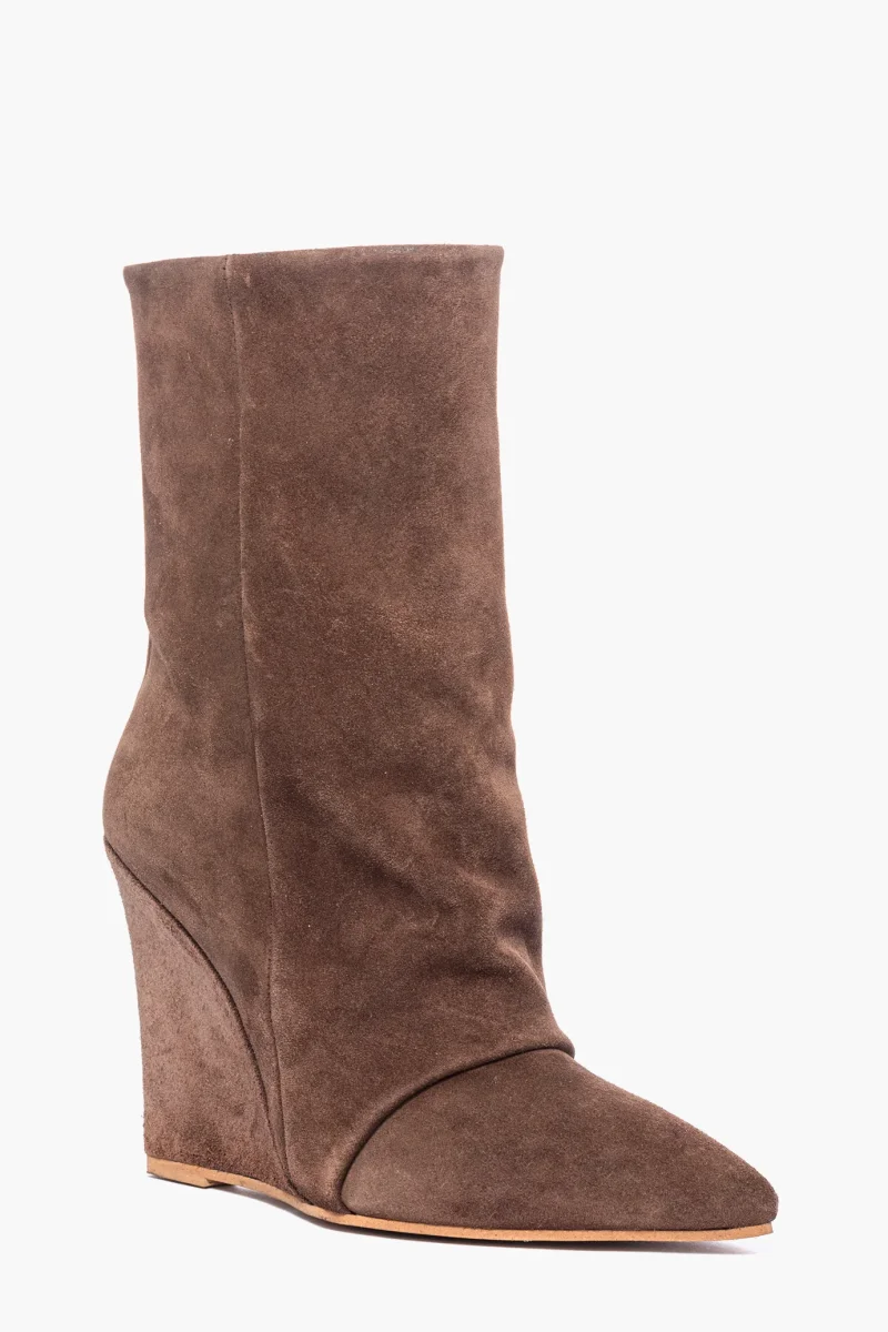 Stivaletti Florida camoscio cioccolato - immagine 3