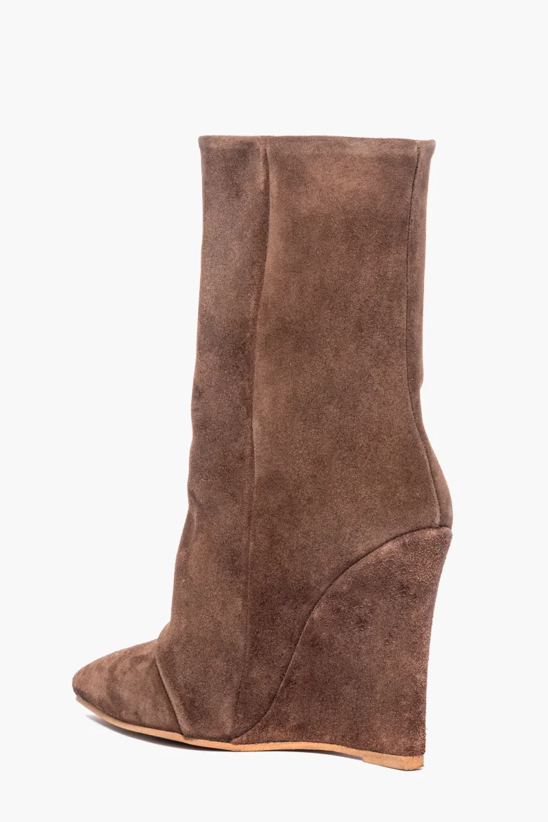 Stivaletti Florida camoscio cioccolato - immagine 5