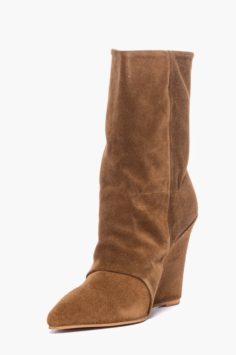 Stivaletti Florida camoscio cuoio - immagine 4