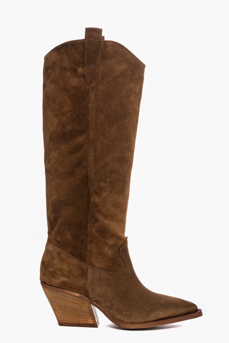 Stivali Irene 42 camoscio cuoio