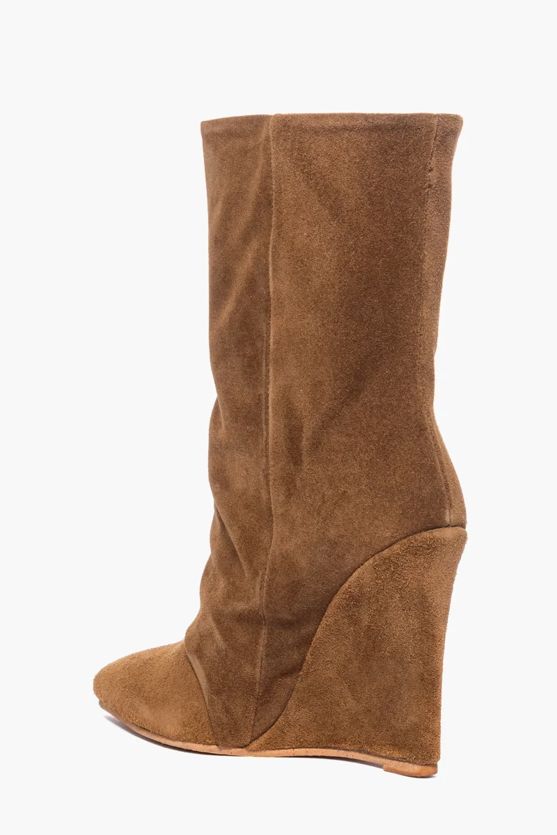 Stivaletti Florida camoscio cuoio - immagine 5