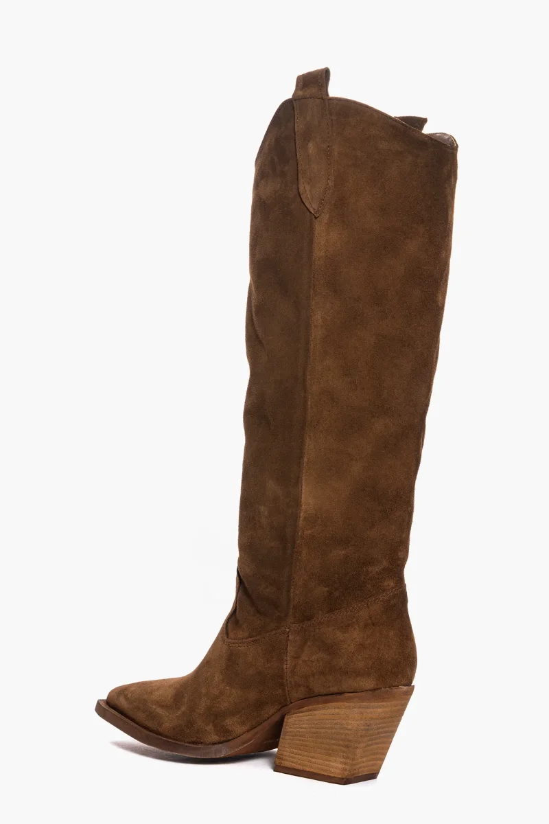 Stivali Irene 42 camoscio cuoio - immagine 5