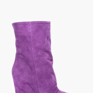Stivaletti Florida camoscio viola