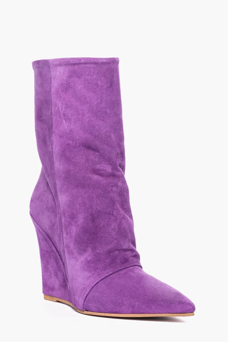 Stivaletti Florida camoscio viola - immagine 3