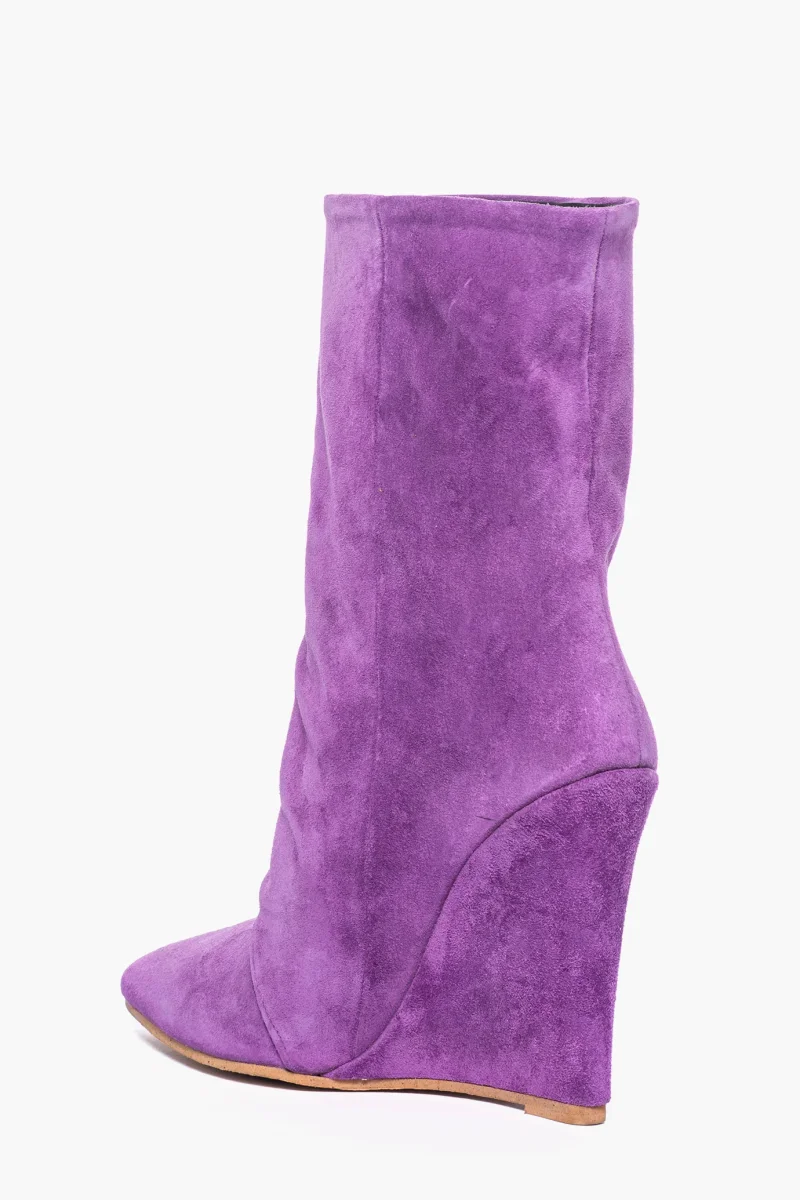 Stivaletti Florida camoscio viola - immagine 5