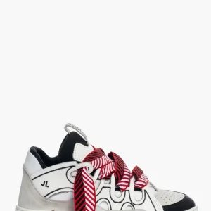 Sneakers Cambridge Black White and Red by Jammers London