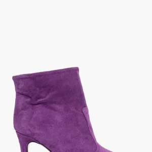 Tronchetti Gilda 110 camoscio viola