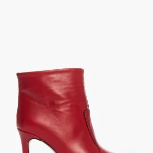 Tronchetti Gilda 110 pelle rossa