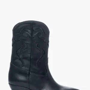 Stivaletti pelle nero Irene 46