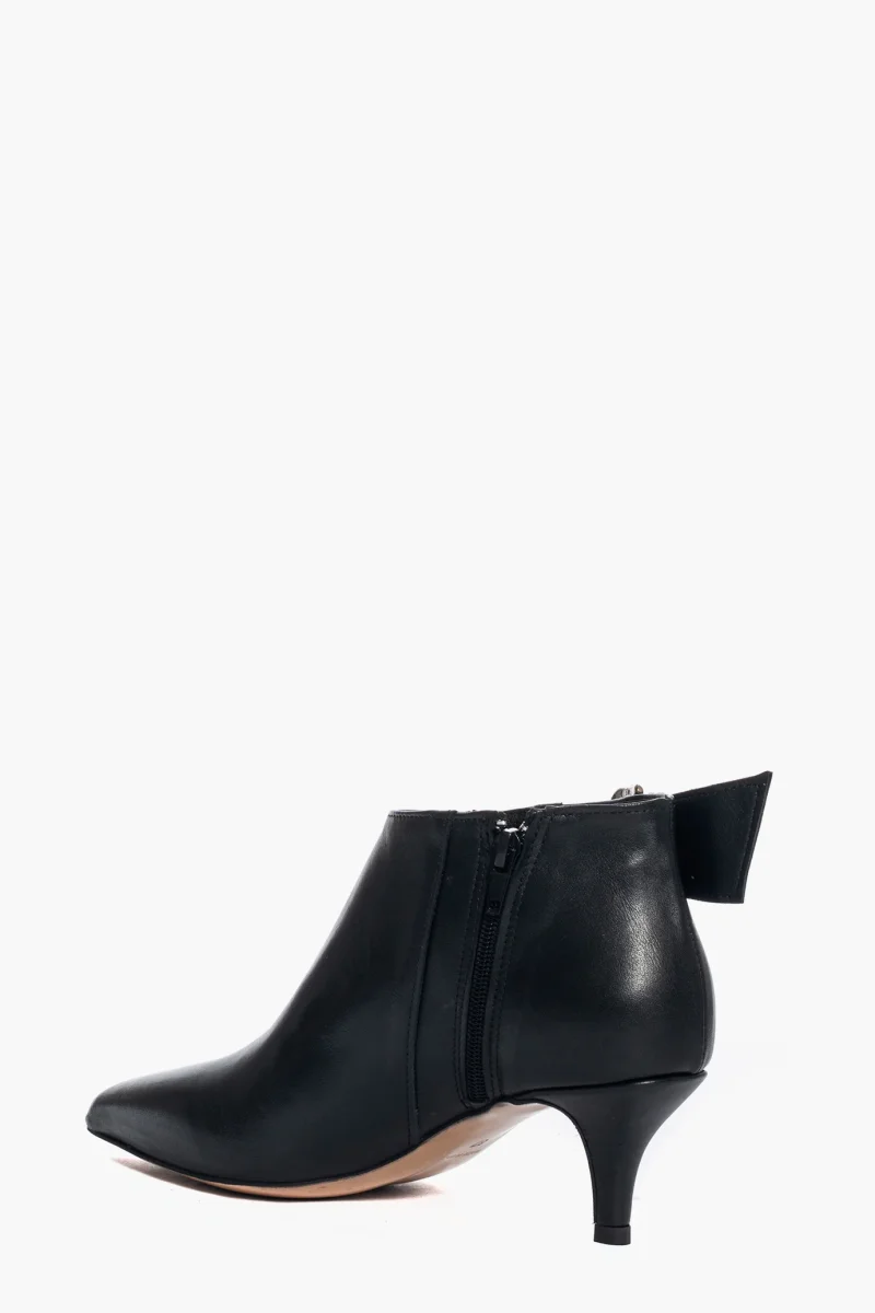 Tronchetti 2507 pelle nero con fibbia - immagine 5