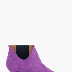 Tronchetti 2509 camoscio viola con elastici