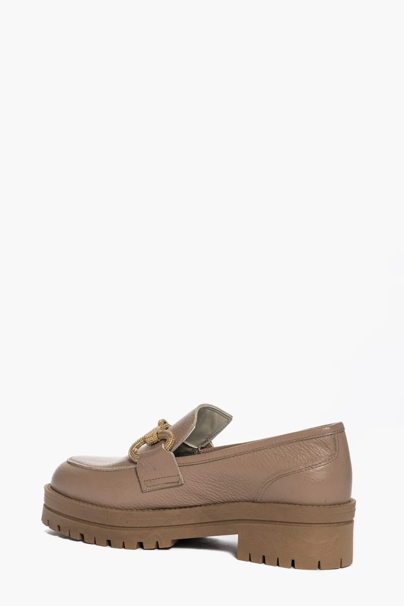 Mocassini Ibz 20 pelle bottolato fango - immagine 5