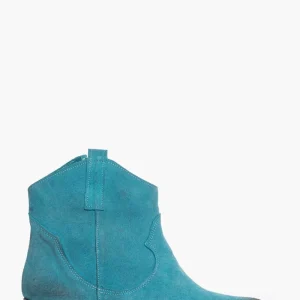 Stivaletti Tex 10 camoscio azzurro