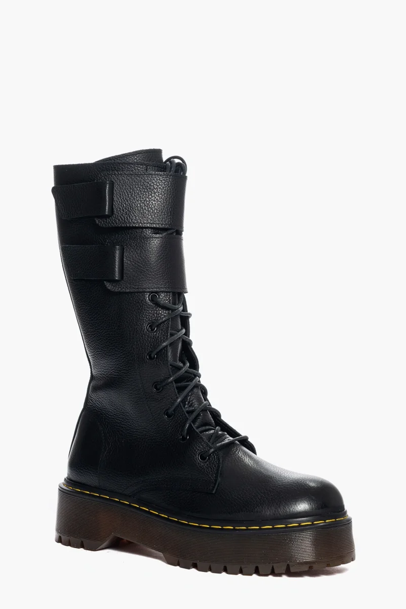 Stivali Oxford Limited pelle nero - immagine 3