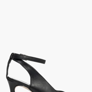 Sandali pelle nero Mango Laura