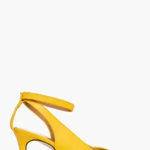 Sandali pelle giallo Mango Laura