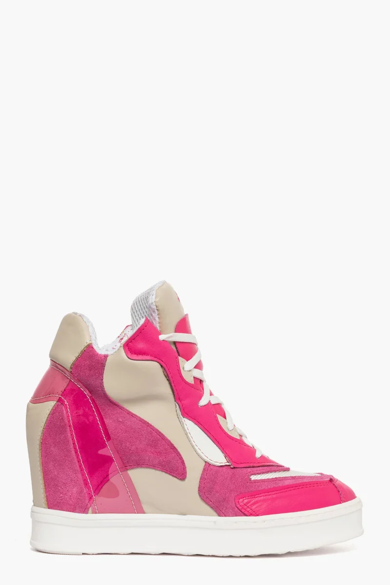 Sneakers Upp Code 2 pelle rosa strong