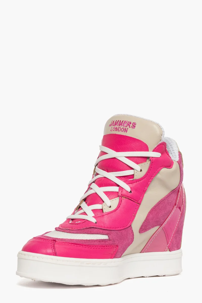 Sneakers Upp Code 2 pelle rosa strong - immagine 4