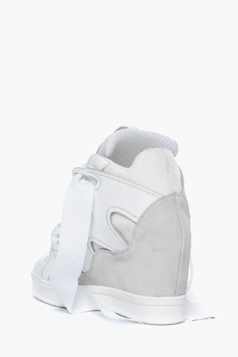 Sneakers Cambridge Upp White by Jammers London con Zeppa - immagine 5