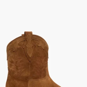 Stivaletti camoscio cuoio con ricami 299