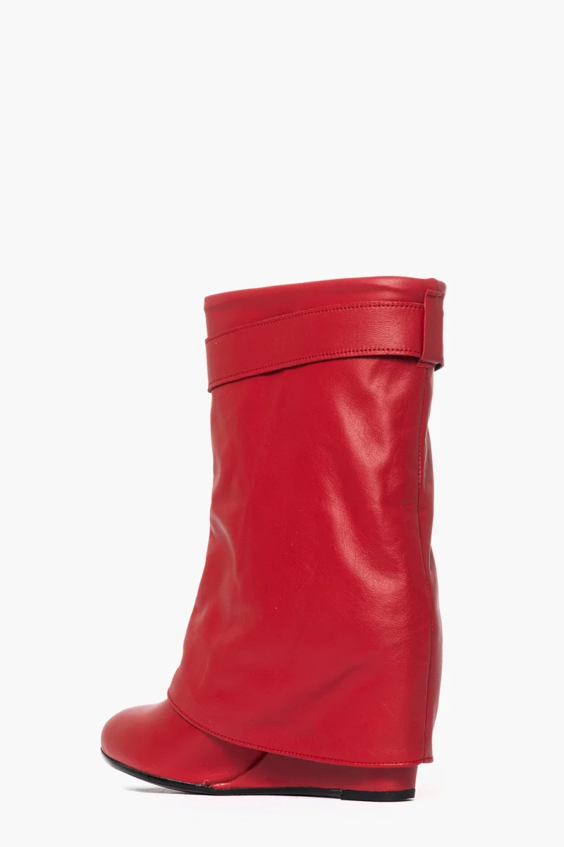 Stivaletti Annachiara 5 pelle rossa - immagine 5