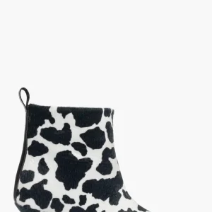 Tronchetti 2504 in cavallino mucca bianco/nero