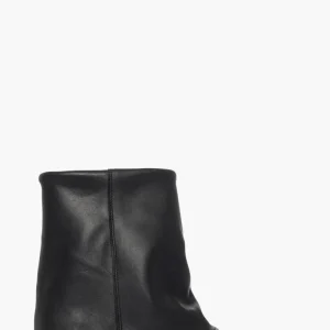 Stivaletti con risvolto rialzo interno e punta pelle nero Cannes 3