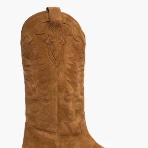 Stivali camoscio cuoio con ricami 296