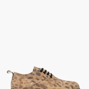 Scarpa camoscio animalier Oxford 2